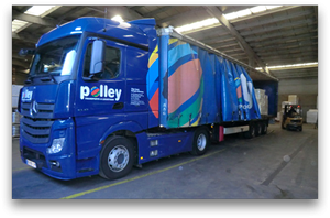 Camion transports Polley