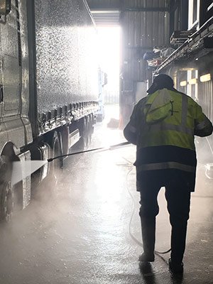 Station de lavage exterieur